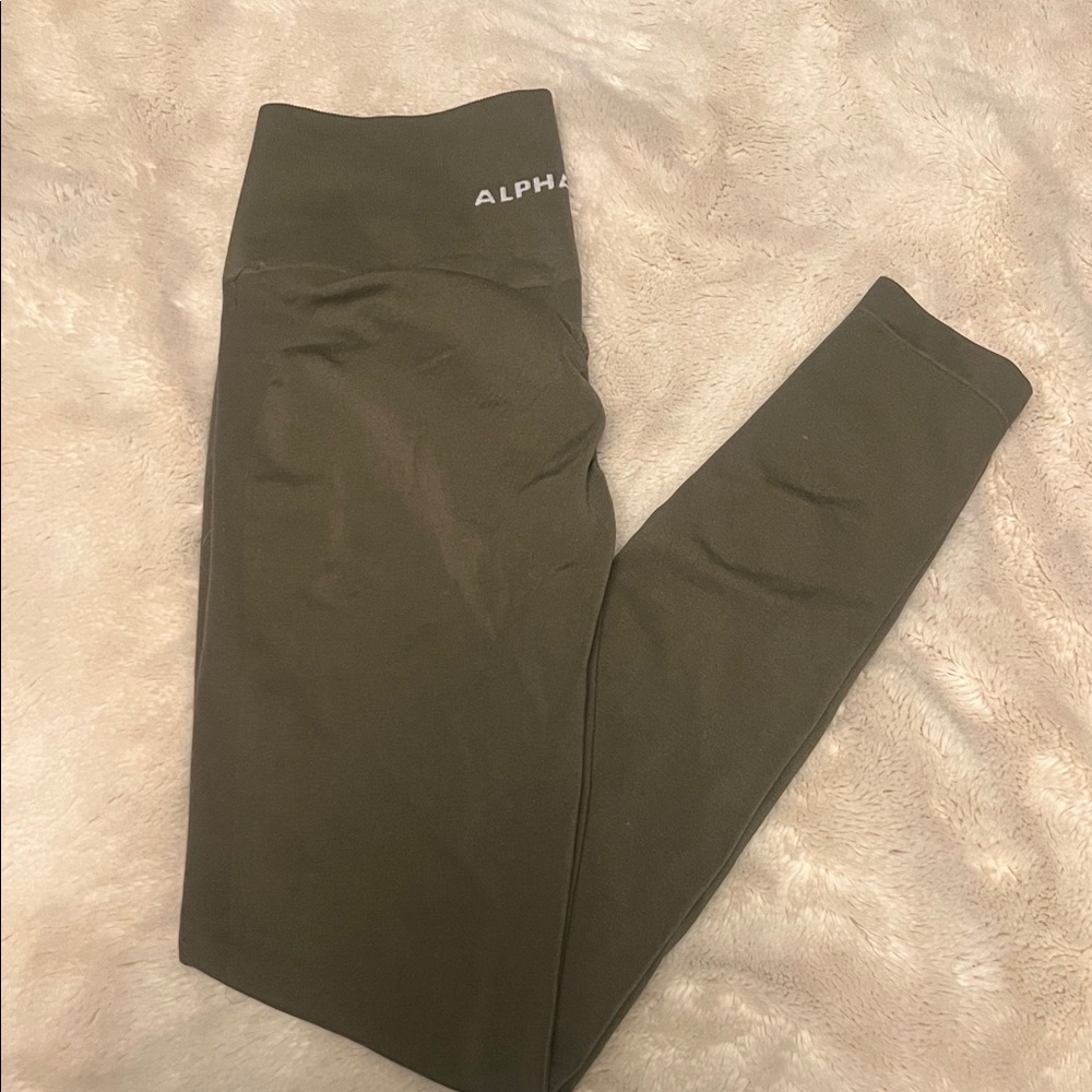 Alphalete Olive Green Leggings